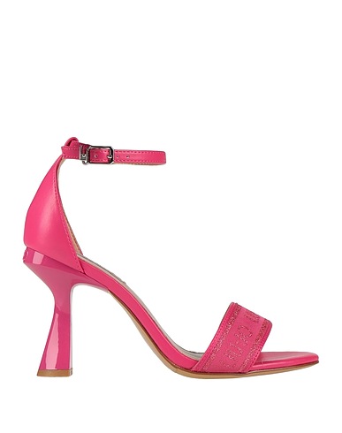 LIU •JO Sandals Fuchsia Textile fibres
