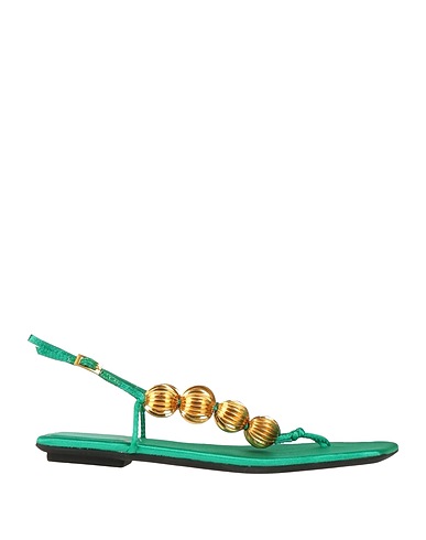 JEFFREY CAMPBELL Dianetten Grün Gewebefasern