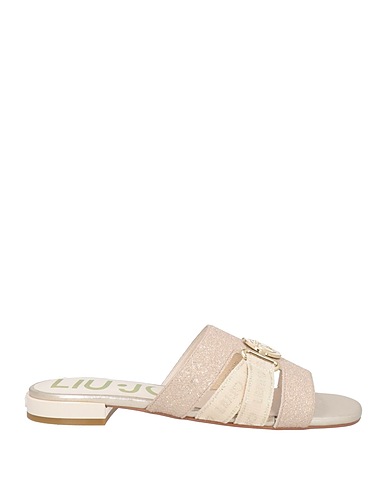 LIU •JO Sandalen Cremeweiß Gewebefasern