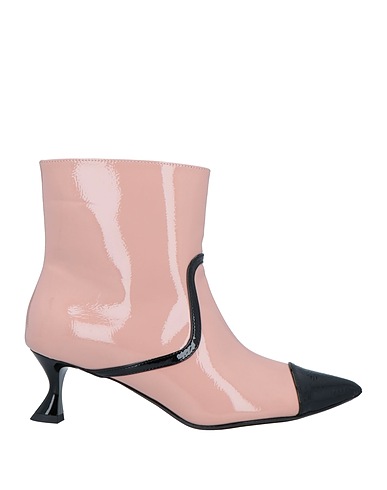 DOOP Stiefelette Hellrosa Gewebefasern