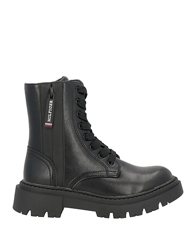 TOMMY HILFIGER Ankle boot Black Textile fibres
