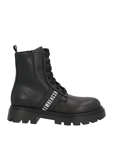 BIKKEMBERGS Stiefelette Schwarz Leder