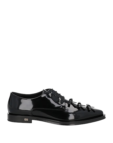 DOLCE&GABBANA Laced shoes Black 100% Calfskin