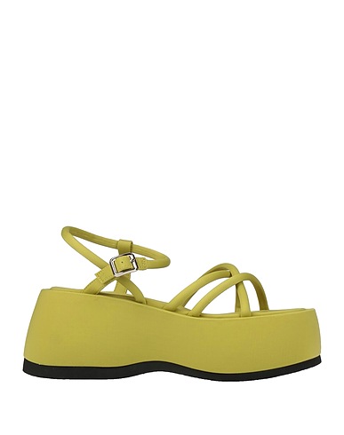JEFFREY CAMPBELL Sandalia Verde claro Fibras textiles