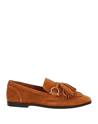 JEFFREY CAMPBELL Loafers Camel Leather