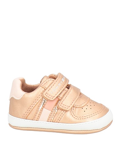 TOMMY HILFIGER Newborn shoes Rose gold Textile fibres