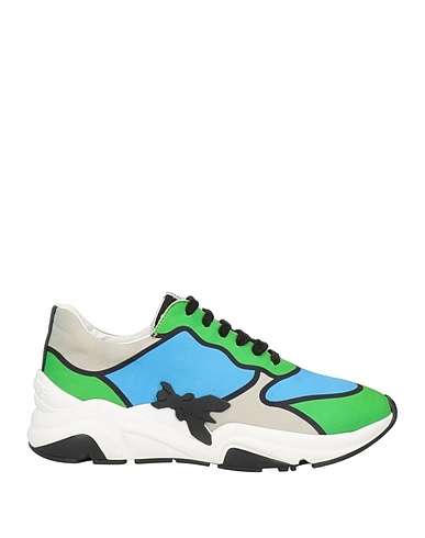 PATRIZIA PEPE Sneakers Azure 85% Polyester, 10% Silk, 5% Soft Leather
