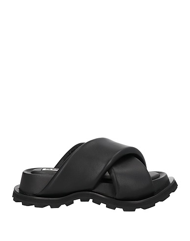 JIL SANDER Sandals Black Soft Leather