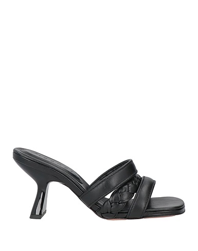 VICENZA) Sandals Black Leather