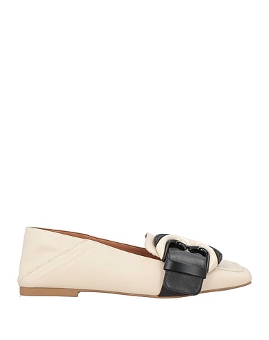 VICENZA) Loafers Beige Soft Leather