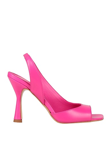 DIVINE FOLLIE Sandals Fuchsia Soft Leather
