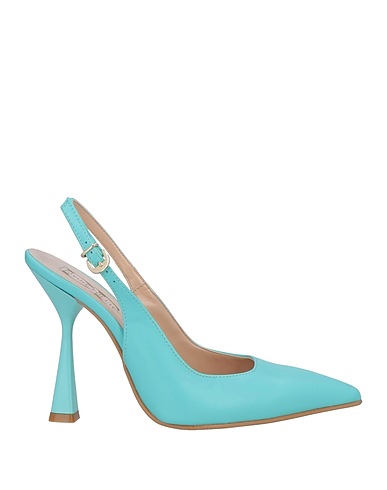 DIVINE FOLLIE Pump Turquoise Soft Leather