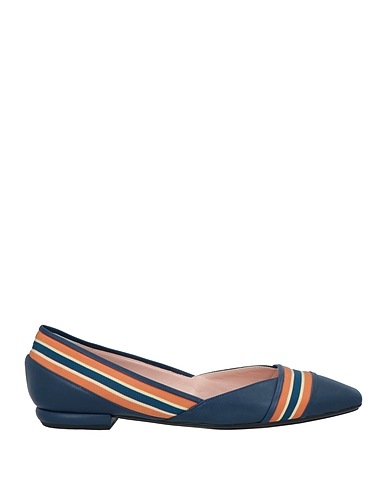 RODO Ballet flats Navy blue Calfskin