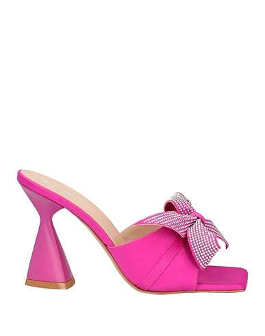DIVINE FOLLIE Sandals Fuchsia Textile fibers