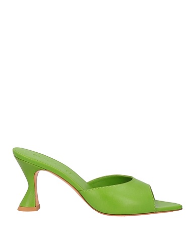 DEIMILLE Sandalen Limettengrün Leder