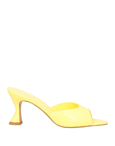 DEIMILLE Sandals Yellow Soft Leather