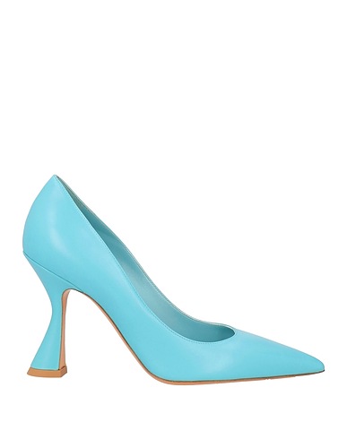 DEIMILLE Pump Sky blue Soft Leather