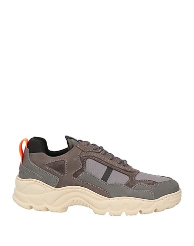 FILLING PIECES Sneakers Grau Leder, Gewebefasern