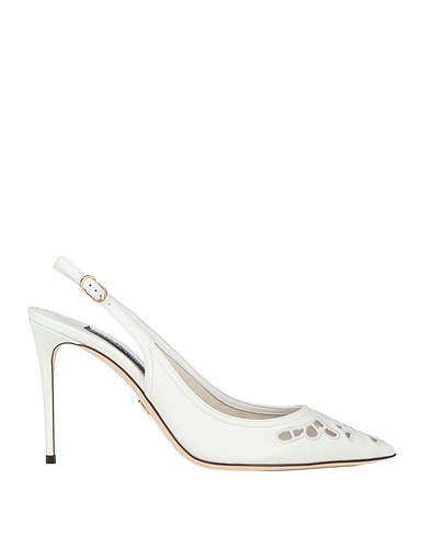 DOLCE&GABBANA Court White 100% Lambskin