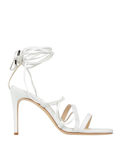 P.A.R.O.S.H. Sandali Bianco 100% Pelle di agnello