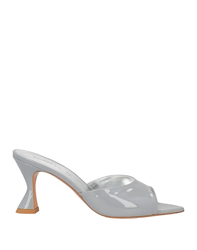 DEIMILLE Sandals Light grey Soft Leather