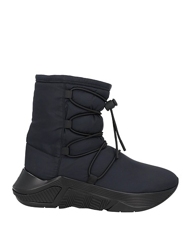 GIORGIO ARMANI Ankle boot Navy 99% Polyamide, 1% Polyurethane, Polyethylene