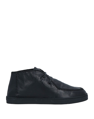 GIORGIO ARMANI Ankle boot Black 100% Lambskin, Shearling