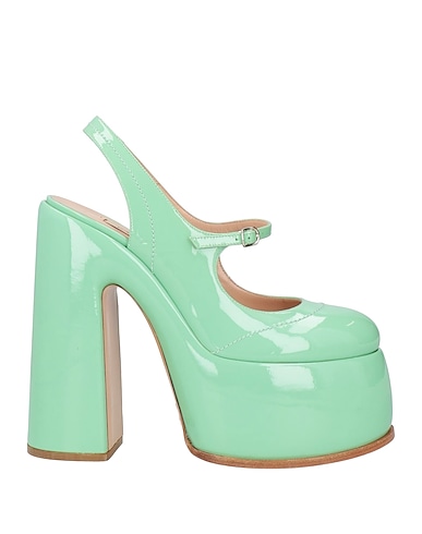 CASADEI Court Light green Soft Leather