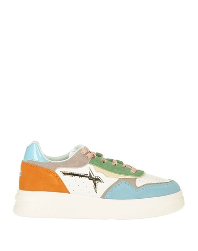 W6YZ Sneakers Weiß Kalbsleder, Nylon