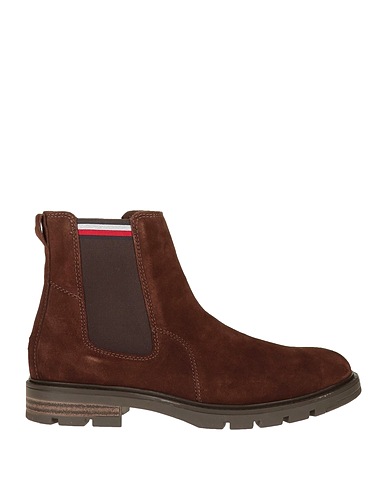 TOMMY HILFIGER Stiefelette Schokobraun Leder