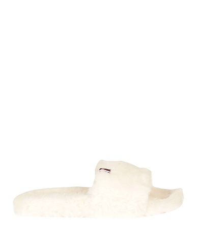 TOMMY HILFIGER Slides and slippers White 100% Polyester