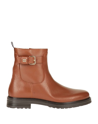 TOMMY HILFIGER Stiefelette Lederfarben Leder