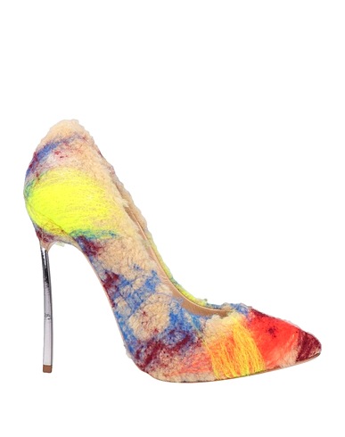 CASADEI Pump Lime green Textile fibers
