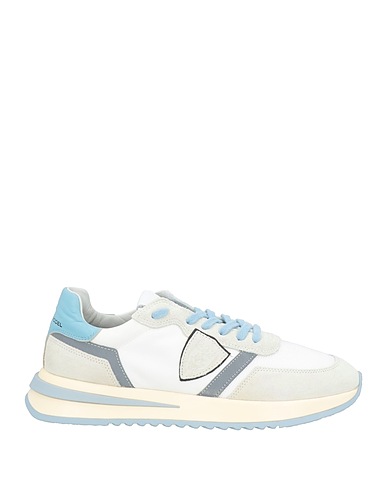 PHILIPPE MODEL Sneakers Light grey Leather, Textile fibers