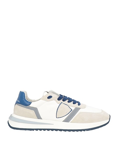 PHILIPPE MODEL Sneakers White Leather, Textile fibers