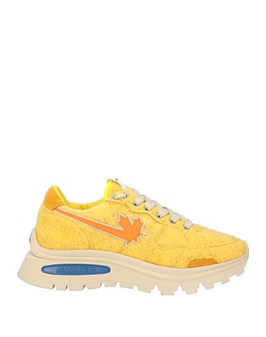DSQUARED2 Sneakers Yellow Textile fibers