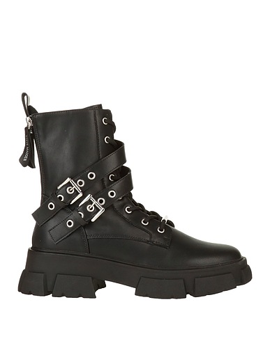 STEVE MADDEN Ankle boot Black Textile fibres