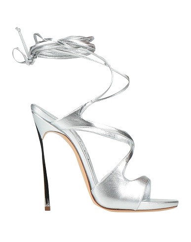 CASADEI Sandals Silver Leather