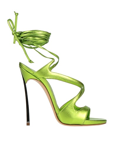 CASADEI Sandali Verde lime Pelle