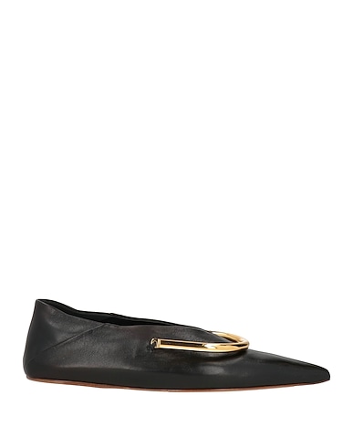 JIL SANDER Ballet flats Black Soft Leather