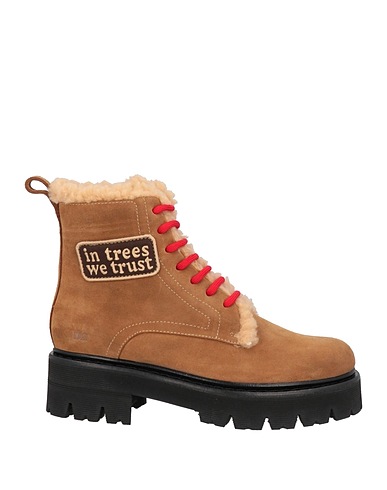 DSQUARED2 Ankle boot Camel Leather, Textile fibres