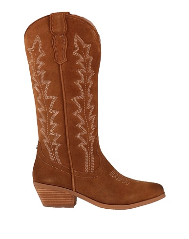 STEVE MADDEN Μπότα Καμηλό Δέρμα, Ίνες υφασμάτων