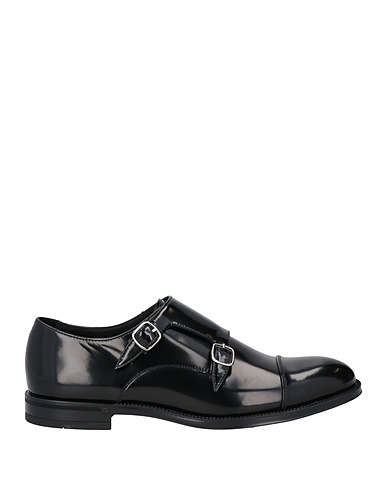 DOUCAL'S Loafers Black Leather