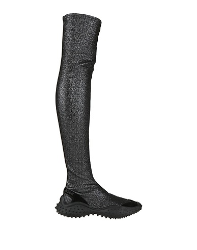 MSGM Boots Charcoal Textile fibres