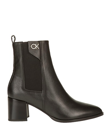 CALVIN KLEIN Ankle boot Black Soft Leather