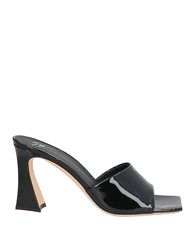 GIUSEPPE ZANOTTI Sandals Black Leather