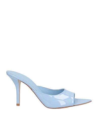 GIA BORGHINI Sandals Sky blue Leather