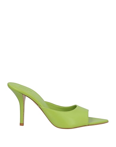 GIA BORGHINI Sandals Sage green Soft Leather