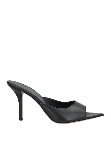 GIA BORGHINI Sandals Black Soft Leather