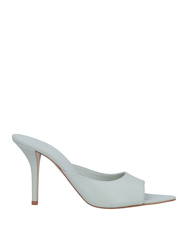 GIA BORGHINI Sandals Light grey Soft Leather